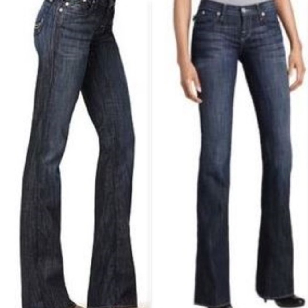 Rock & Republic Kassandra Flare Jeans Women’s Size 31 Dark Wash Denim